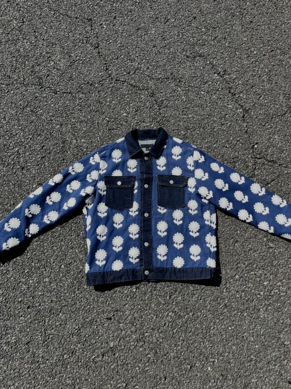 1 OF 1 "LOVE, KELLY" DENIM FLORAL JACKET / NYFW SZN 1 / COLLECTION 3