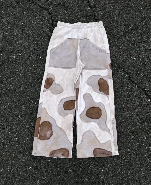 1 OF 1 EARTH PANTS WHITE + BROWN / "LOVE, KELLY" NYFW SZN 1 / COLLECTION 1